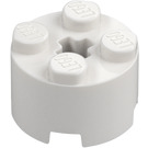 LEGO Bianco Mattoncino 2 x 2 Rotondo (3941 / 6143)