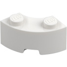 LEGO White Brick 2 x 2 Round Corner with Stud Notch and Reinforced Underside (85080)