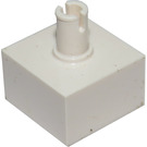 LEGO White Brick 2 x 2 Studless with Vertical Pin (4729)