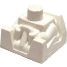 LEGO Weiß Backstein 2 x 2 mit Driver und Neck Stud (41850)