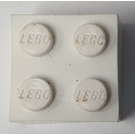 LEGO White Brick 2 x 2 without Bottom Tubes