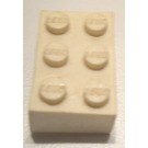 LEGO Weiß Backstein 2 x 3 ohne Internal Supports