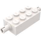 LEGO White Brick 2 x 4 with Pins (6249 / 65155)