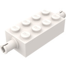 LEGO Wit Steen 2 x 4 met Pins (6249 / 65155)