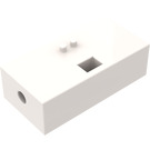 LEGO Bianco Mattoncino 2 x 4 con Ruote Supporto per Macchina Steering-Ingranaggio Asse