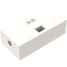 LEGO White Brick 2 x 4 with Wheels Holder for Car Steering-Gear Axle