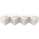 LEGO White Brick 4 x 4 Facet (14413)