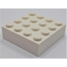 LEGO White Brick 4 x 4 with Magnet (49555)