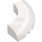 LEGO White Brick 5 x 5 Round Corner (7033 / 24599)