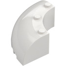 LEGO White Brick 6 x 6 x 2 Round Corner (87559)