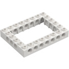 LEGO hvid Klods 6 x 8 med Open Centrum 4 x 6 (1680 / 32532)