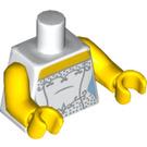 LEGO Weiß Bride Torso (973 / 88585)