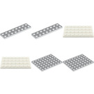 LEGO White building plates Set 964
