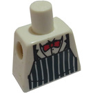 LEGO Blanco Butcher Torso sin brazos (973)