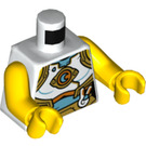 LEGO White Chang'e Minifig Torso (973 / 76382)