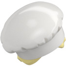 LEGO White Chef Hat with Bright Light Yellow Hair (31895)