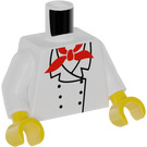 LEGO Wit Chef Torso (973)