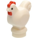 LEGO White Chicken with Red Comb (Narrow Base) (16723 / 61822)