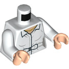 LEGO Wit Claire Dearing Minifig Torso (973 / 76382)
