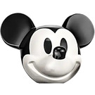 LEGO White Classic Mickey Mouse Head (42229 / 105141)