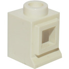 LEGO Wit Classic Venster 1 x 1 x 1 (Geen Glas)