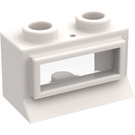 LEGO blanc Classic Fenêtre 1 x 2 x 1 avec long seuil et verre