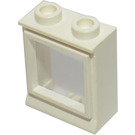 LEGO White Classic Window 1 x 2 x 2 with Fixed Glass