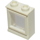 LEGO Blanc Classic Fenêtre 1 x 2 x 2 avec verre fixe (73594)