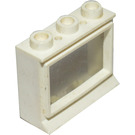 LEGO White Classic Window 1 x 3 x 2 with Fixed Glass and Long Sill