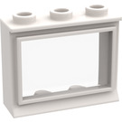 LEGO White Classic Window 1 x 3 x 2 with Fixed Glass and Short Sill