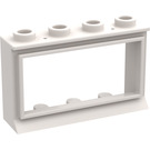 LEGO Blanco Classic Ventana 1 x 4 x 2 con alféizar largo