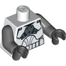 LEGO blanc Clone Gunner Torse (973 / 76382)