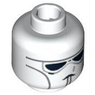 LEGO White Clone Pilot Head (Safety Stud) (3626 / 90738)