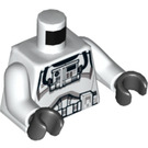 LEGO Wit Clone Pilot Minifig Torso (973 / 76382)
