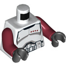LEGO White Clone Trooper Captain Minifig Torso (973 / 76382)
