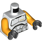 LEGO blanc Clone Trooper Commander Minifig Torse (973 / 76382)