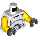 LEGO blanc Clone Trooper Commander Minifig Torse (973 / 76382)