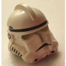 LEGO Weiß Clone Trooper Helm mit Schwarz Markings (52063 / 88768)
