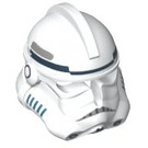 LEGO blanc Clone Trooper Casque avec Dotted Mouth (50995 / 88768)
