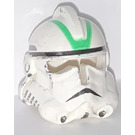 LEGO White Clone Trooper Helmet with Green Stripes (52772)