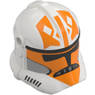 LEGO Weiß Clone Trooper Helm mit Löcher mit 332nd Company (11217 / 104322)