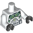 LEGO Wit Clone Trooper met Sand Green Decoratie Torso (973 / 76382)