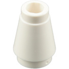 LEGO White Cone 1 x 1 with Top Groove (28701 / 59900)