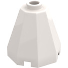 LEGO White Cone 2 x 2 x 1.3 Octagonal (6039)