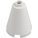 LEGO White Cone 2 x 2 x 2 (Open Stud) (3942 / 14918)