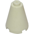 LEGO White Cone 2 x 2 x 2 (Solid Stud)