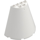 LEGO White Cone 8 x 4 x 6 Half (47543 / 48310)