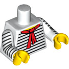 LEGO Weiß Connoisseur Minifig Torso (973 / 88585)