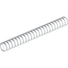 LEGO White Corrugated Hose 6.4 cm (8 Studs) (22516 / 23039)