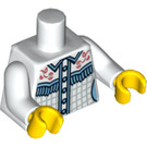 LEGO Weiß Cowgirl Torso (973 / 88585)